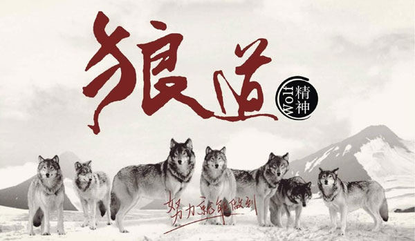 學習狼道精神，做好垃圾桶銷售工作